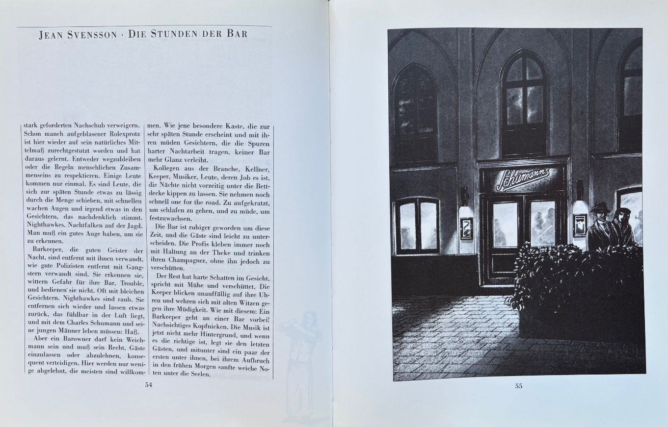 (*NEW ARRIVAL*) (Cocktails) Gunter Mattei. Schumann's Barbuch: Drinks & Stories