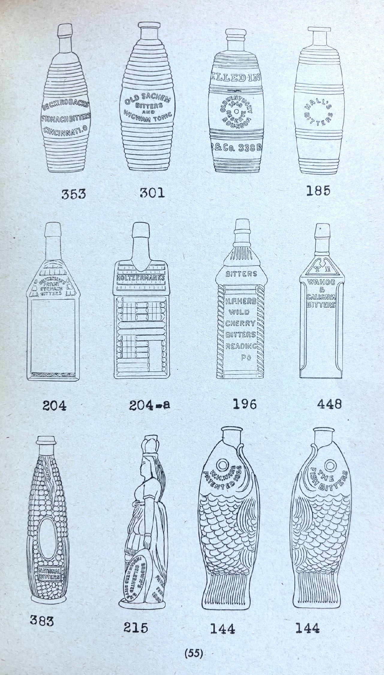 (*NEW ARRIVAL*) (Bitters) James H. Thompson. Bitters Bottles