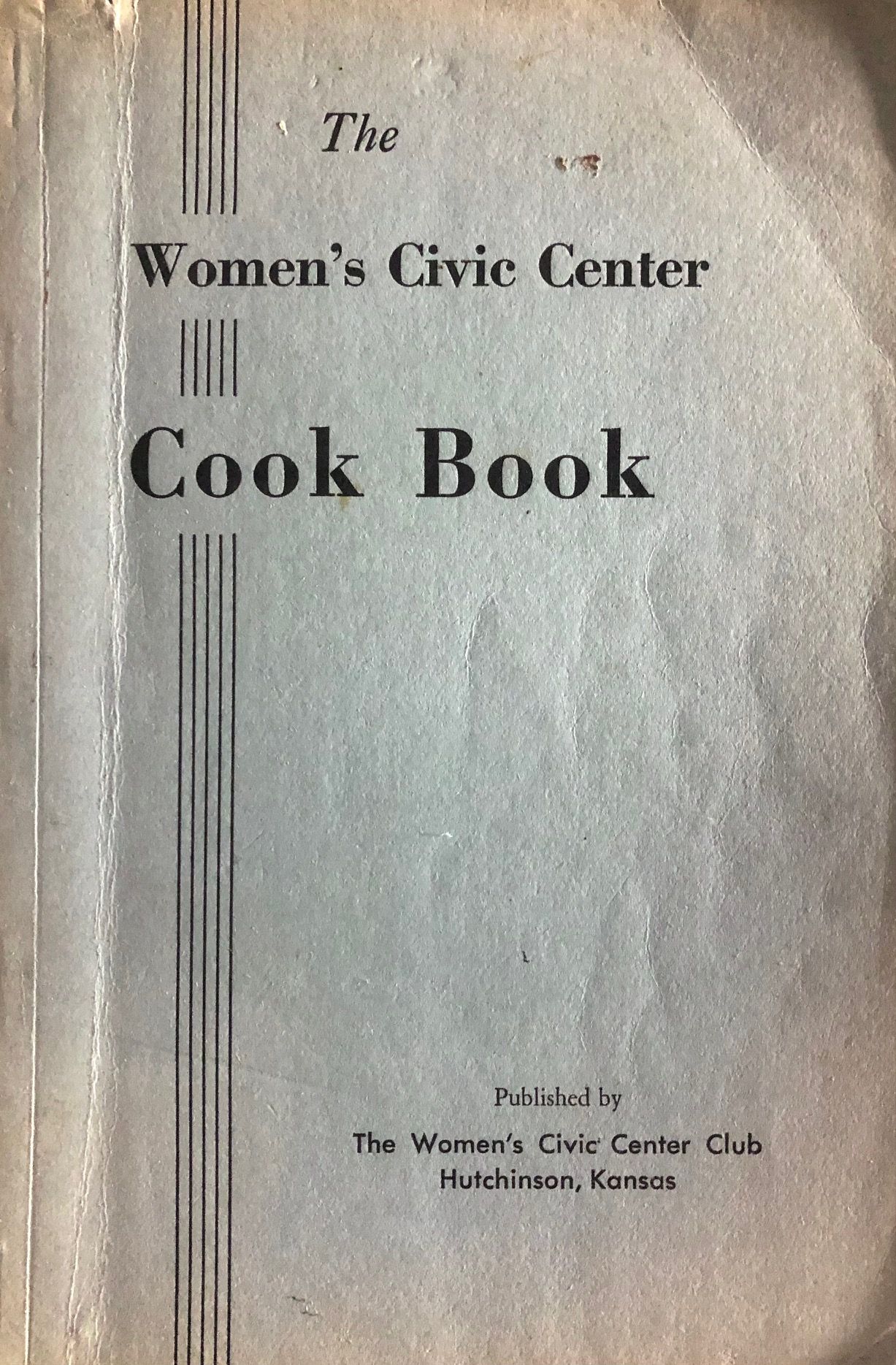 (Kansas) The Women’s Civic Center Cook Book.