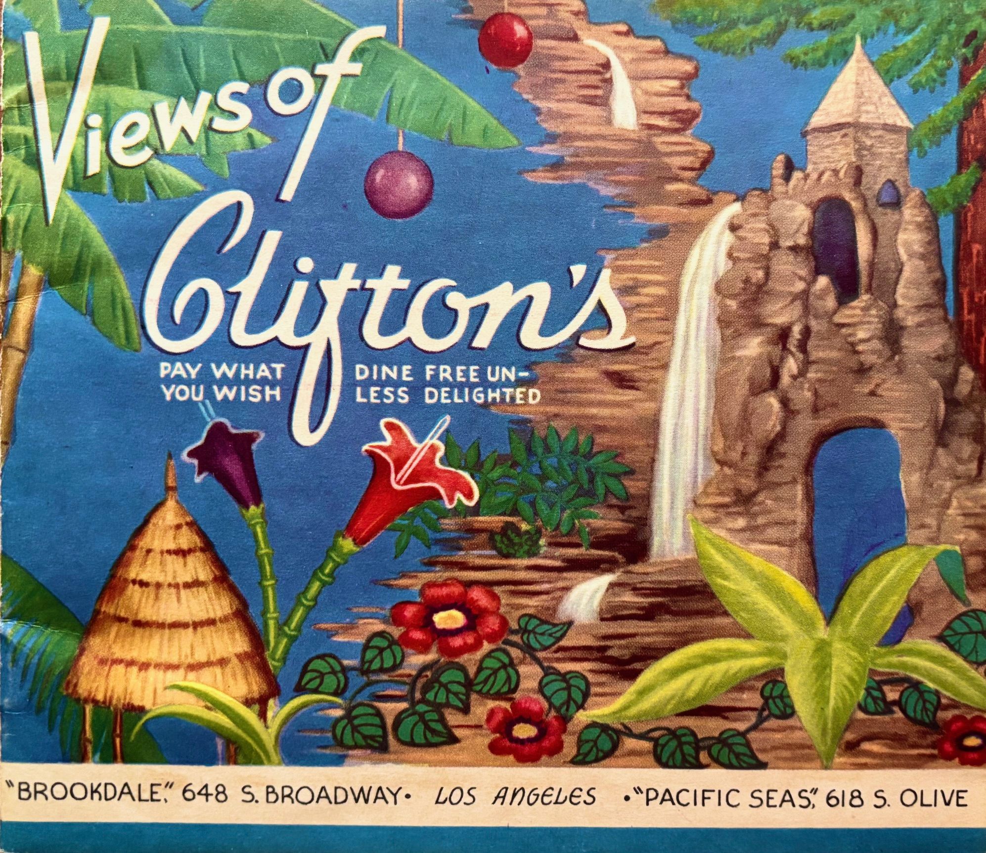 (*NEW ARRIVAL*) (Los Angeles) Clifton's of Los Angeles. Views of Clifton's