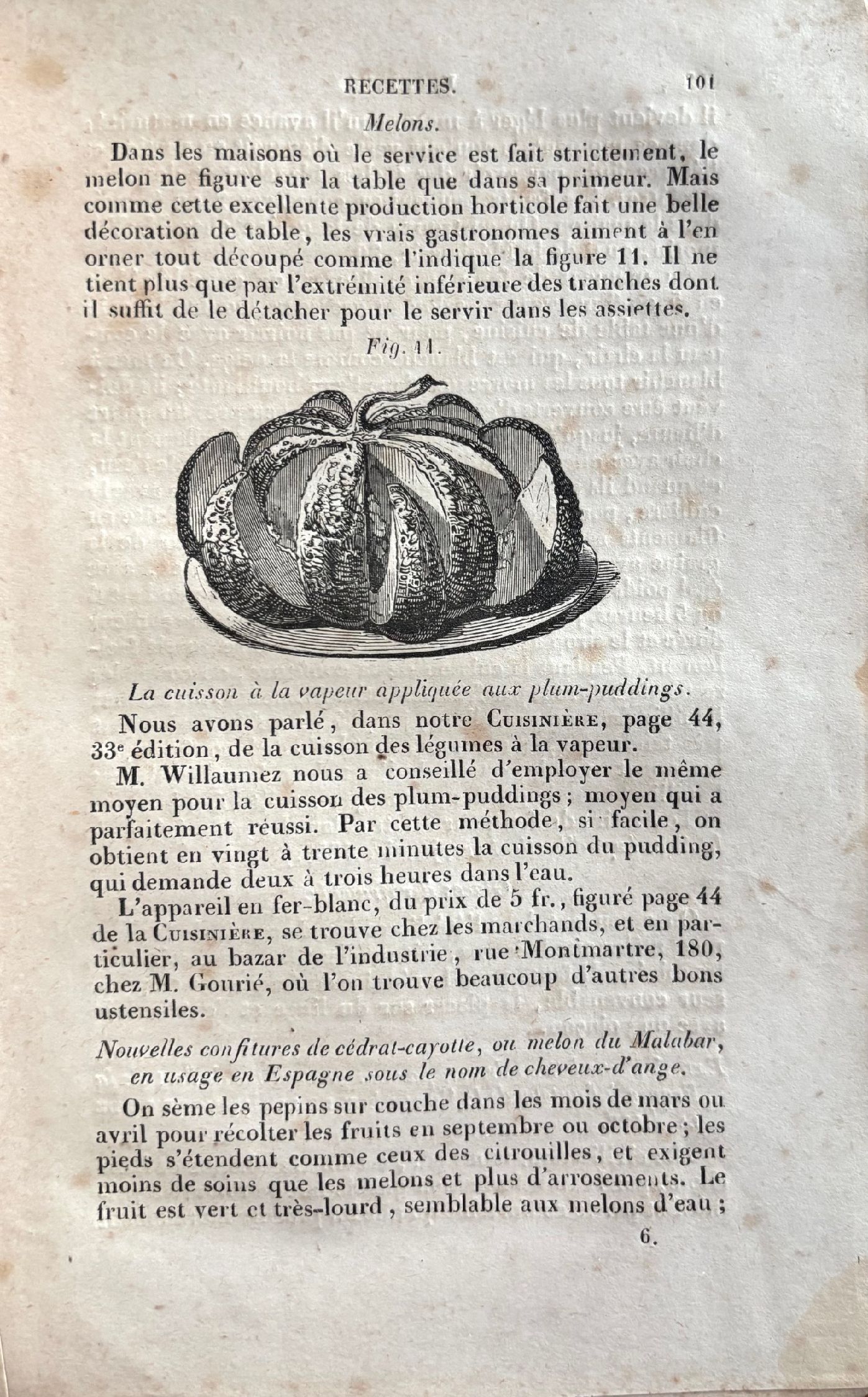 (*NEW ARRIVAL*) (French & Russian) Almanach des Ménagères et des Gastronomes: Produits de Chaques Mois, Provisions, Services Actuels a la Franciase et la Russe