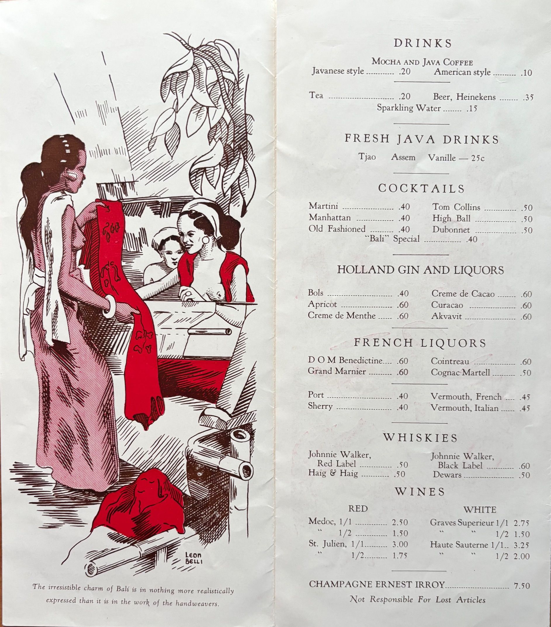 (*NEW ARRIVAL*) (Expositions) Netherlands Indies Restaurant. "Isle of Bali" - Golden Gate International Exposition