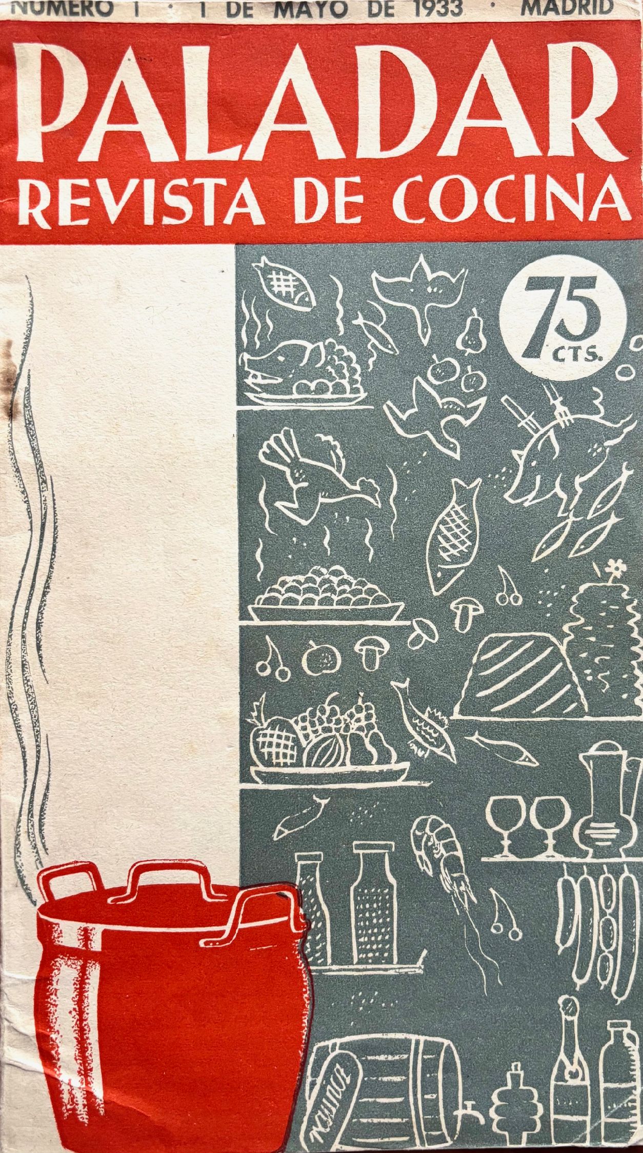 (*NEW ARRIVAL*) (Spanish) Paladar: Revista de Cocina, Numero 1