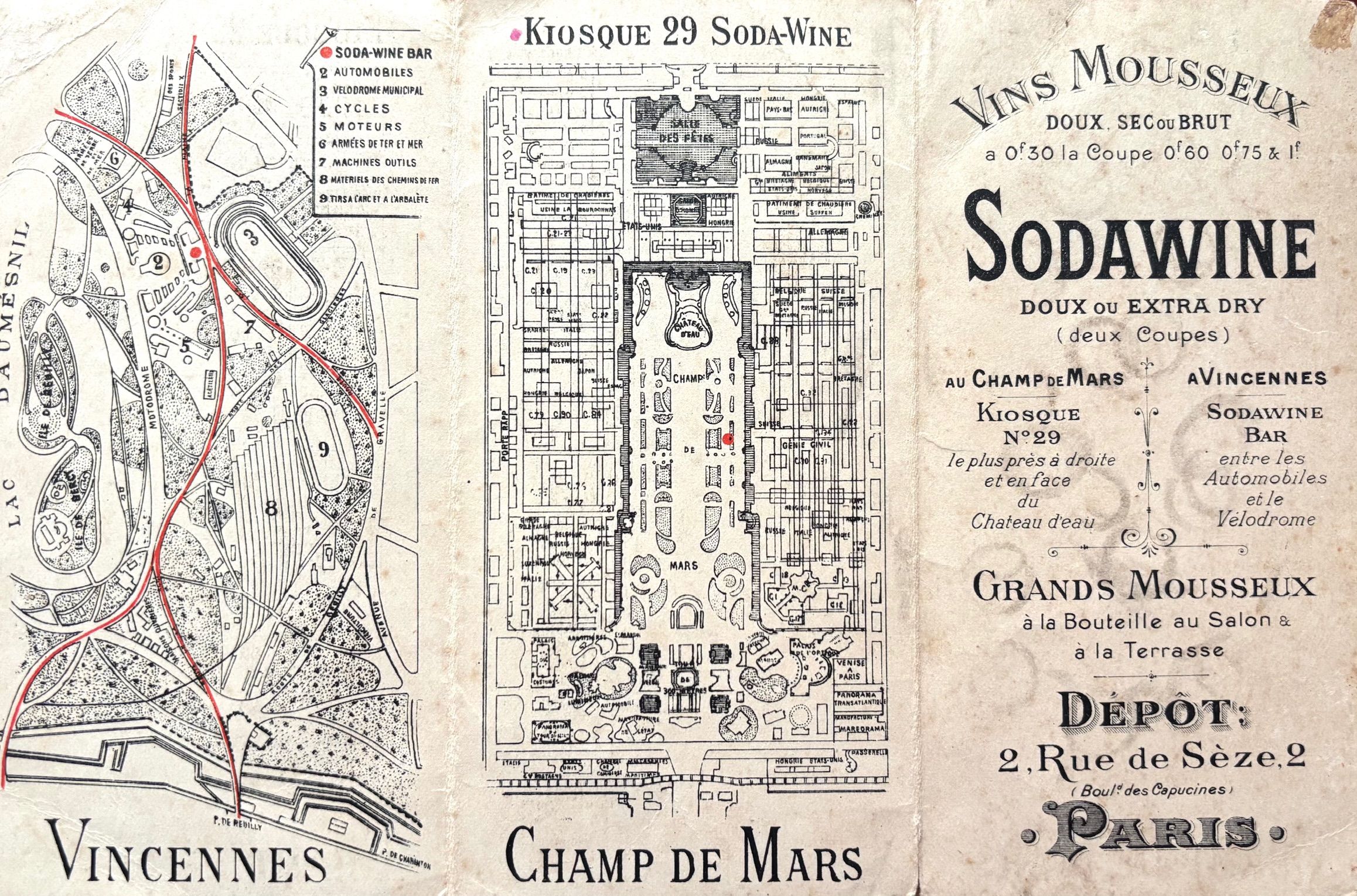 (*NEW ARRIVAL*) (Expositions) Vins Mousseux. Sodawine
