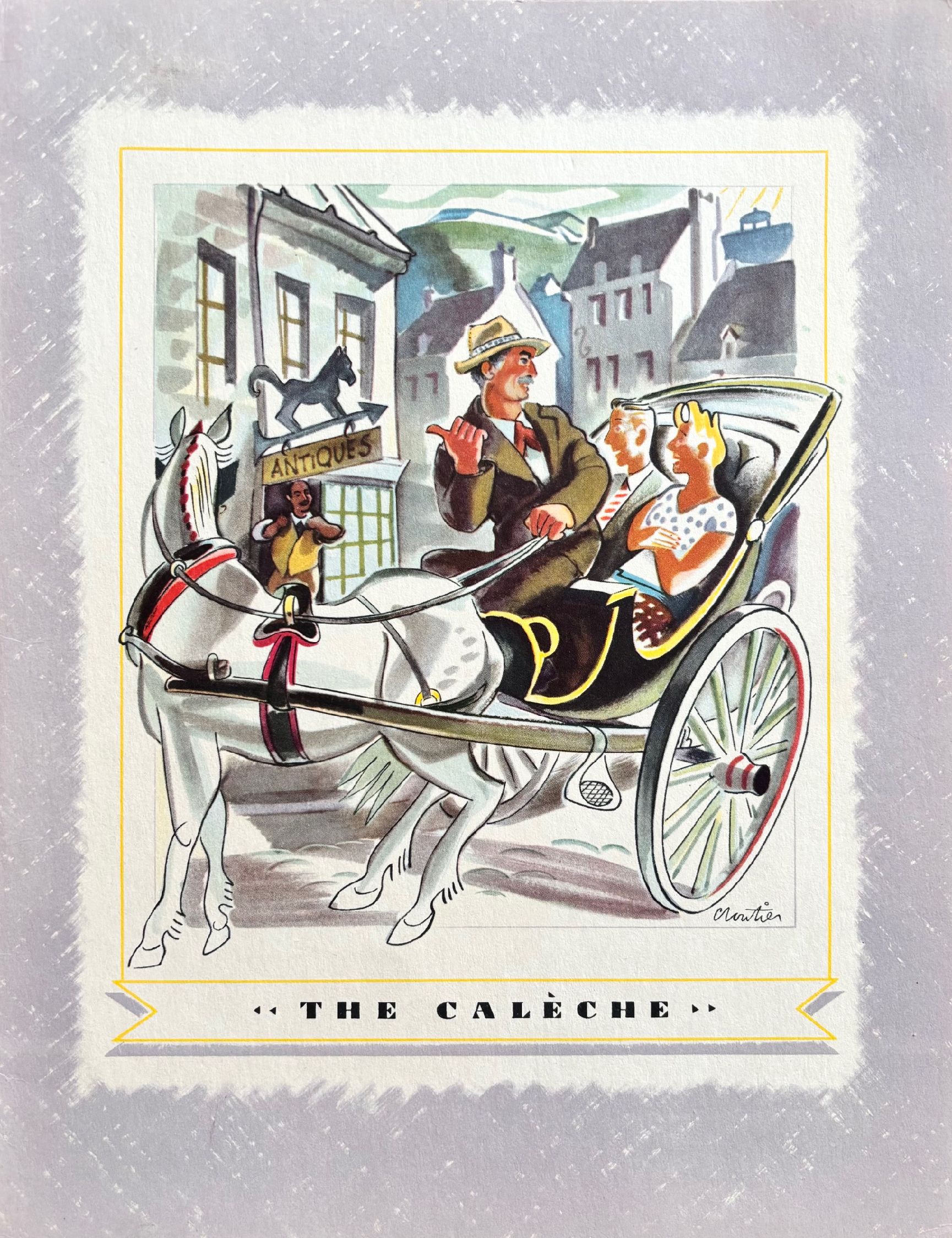 (*NEW ARRIVAL*) Canada Steamship Lines. The Calèche