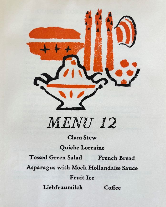 (*NEW ARRIVAL*) (Hippie) Consumers Cooperative of Berkleley. Co-op 25th Anniversary Menu Book