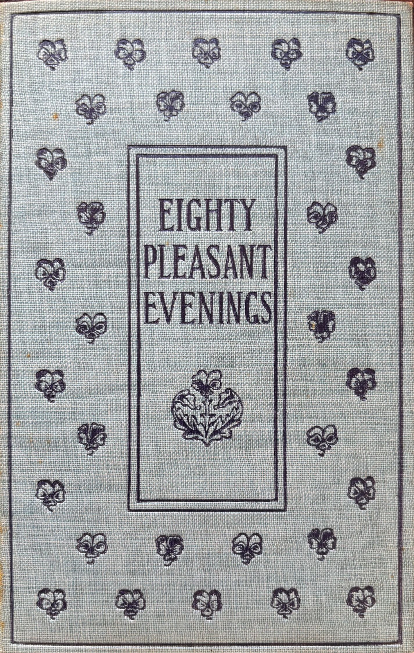 (*NEW ARRIVAL*) (Etiquette) Press Committee of Deems Memorial Christian Endeavour Society of Immanuel Church. Eighty Pleasant Evenings