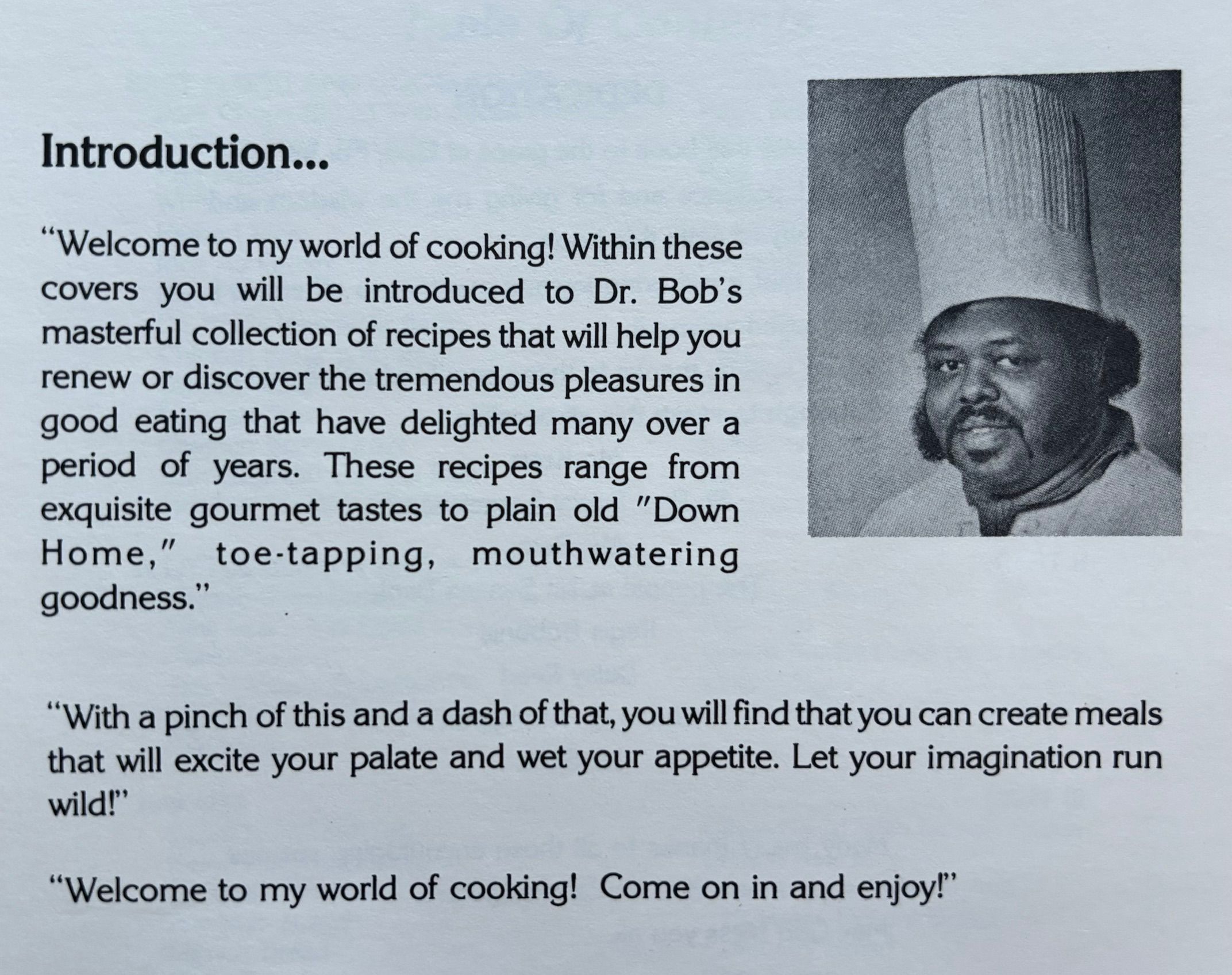 (*NEW ARRIVAL*) (African American) Bob McCall. Bob McCall's Down Home Cooking with a Touch of Class