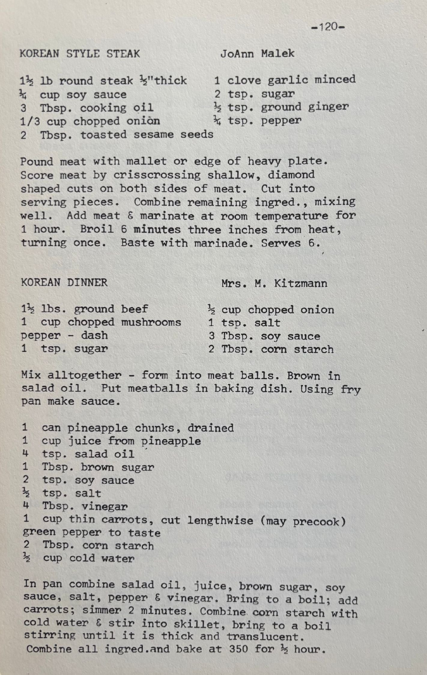 (*NEW ARRIVAL*) (Korean-American) Organization for a United Response. OURS Cookbook