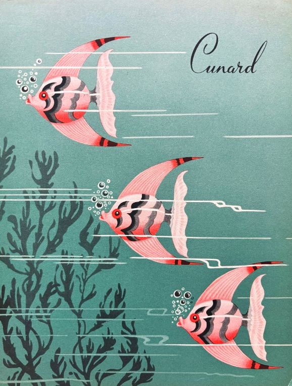 Cunard Lines. Luncheon