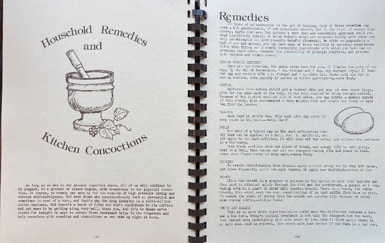 (*NEW ARRIVAL*) (Hippie) Mark & Buffy Nichols. Cookbook of Memories, Remedies & Recipes from the 1929-198? Great Depression