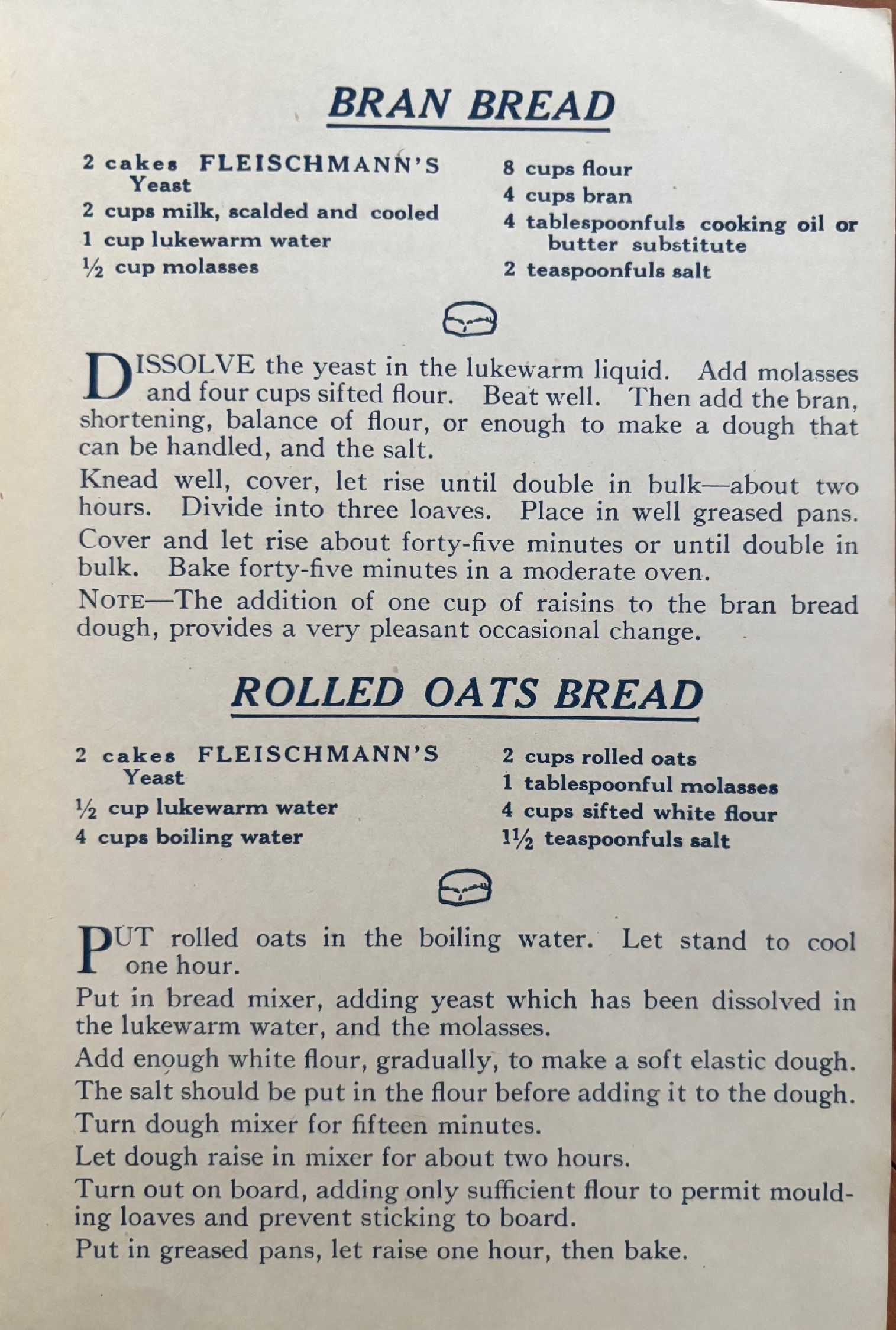 (*NEW ARRIVAL*) (WWI) Fleischmann Co. Save Sugar, Wheat & Fats