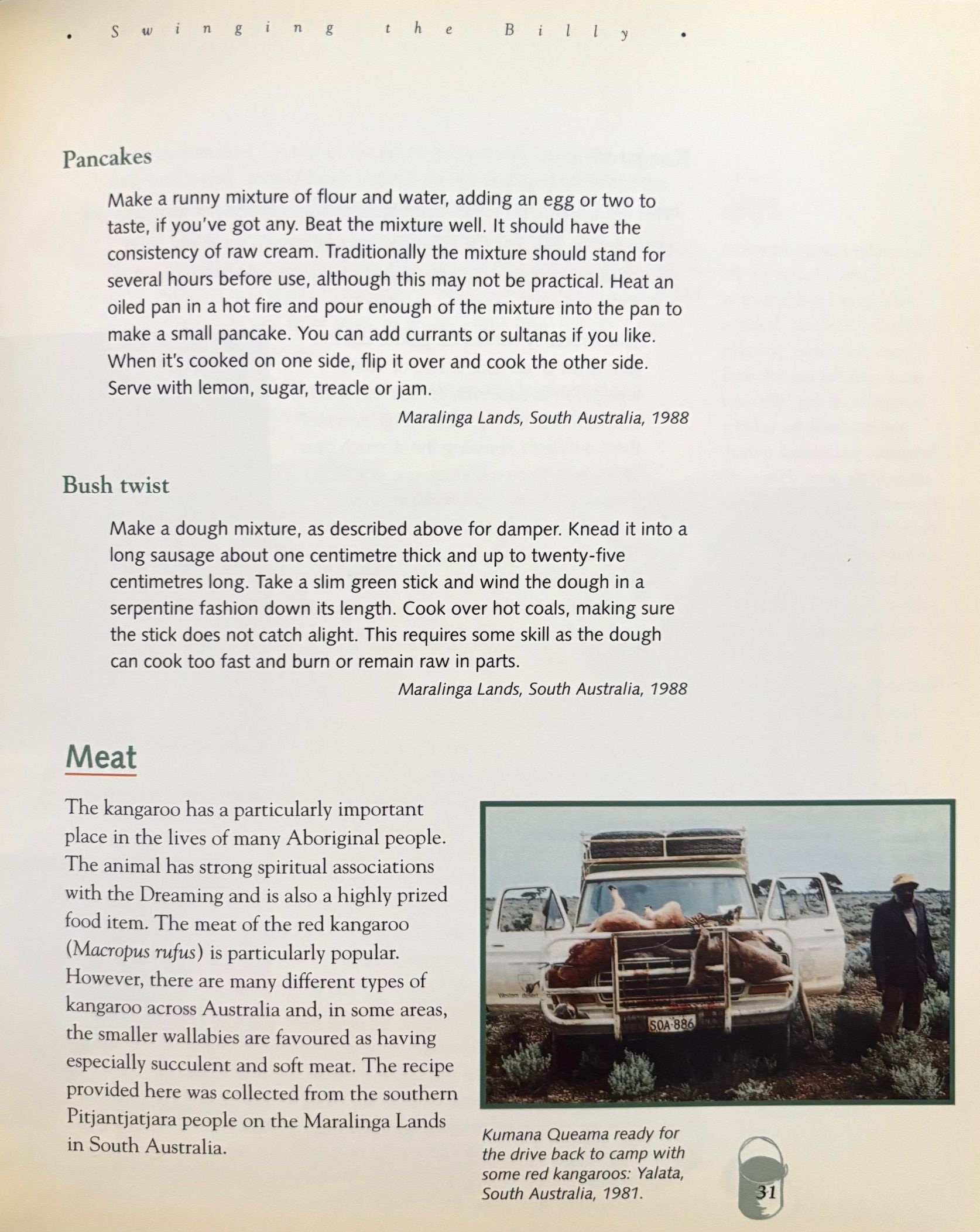 (*NEW ARRIVAL*) (Native Foods) Kingsley Palmer. Swinging the Billy: Indigenous and Other Styles of Australian Bush Cooking
