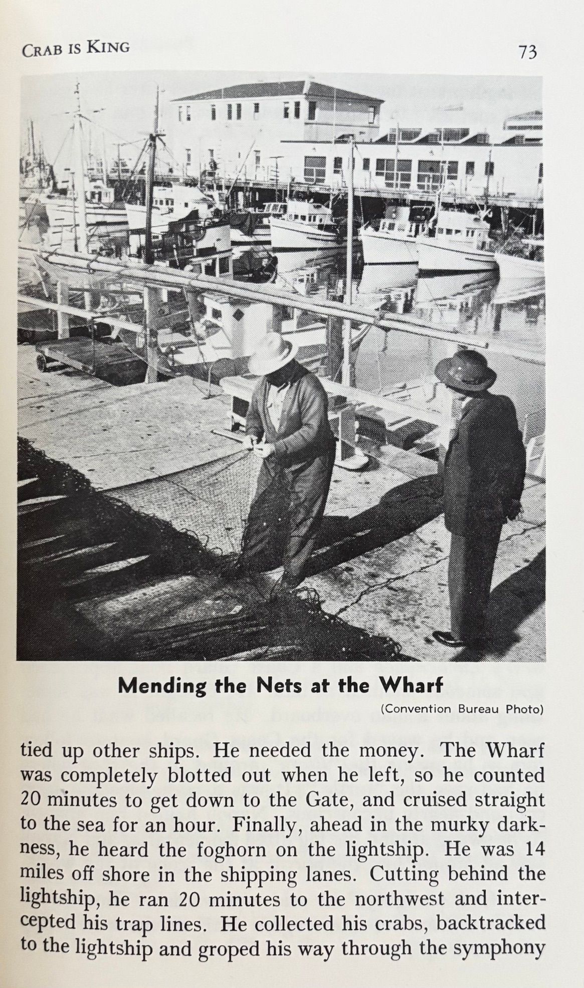 (*NEW ARRIVAL*) (San Francisco) Bernard Averbuch. "Crab is King": The Colorful Story of Fisherman's Wharf in San Francisco
