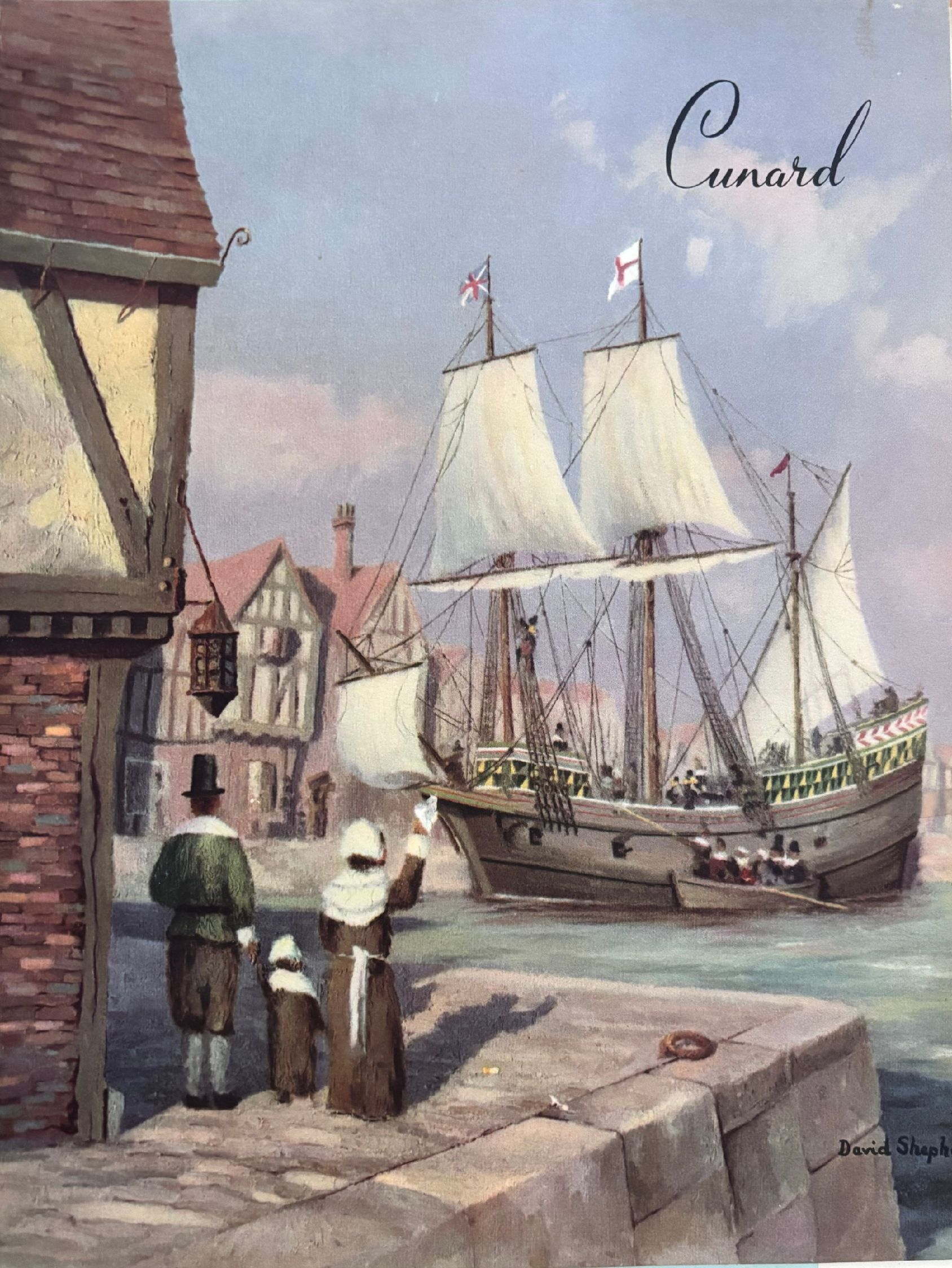 Cunard Lines. Luncheon