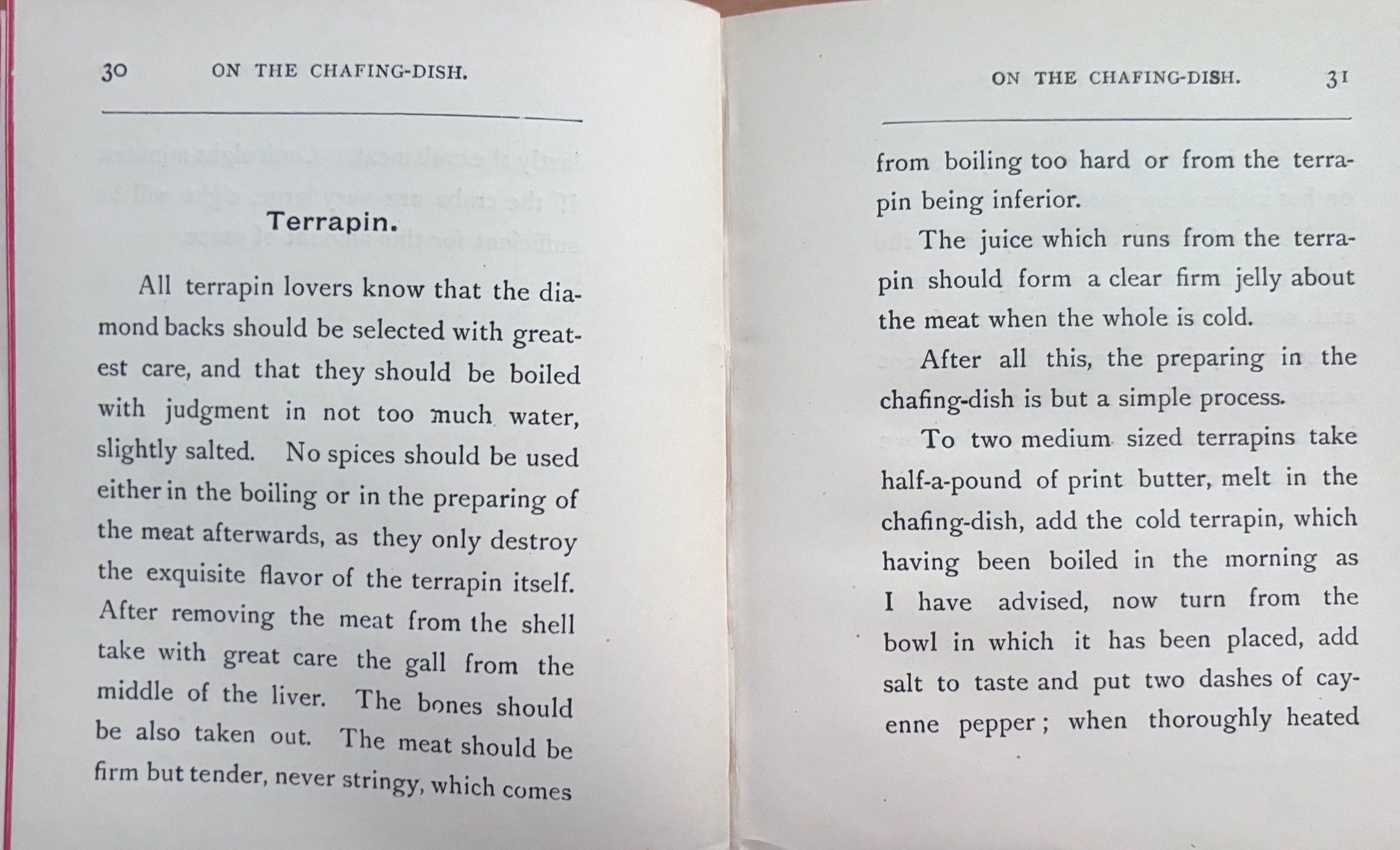 (*NEW ARRIVAL*) (Chafing Dish) On the Chafing-Dish: A Word for Sunday Night Teas