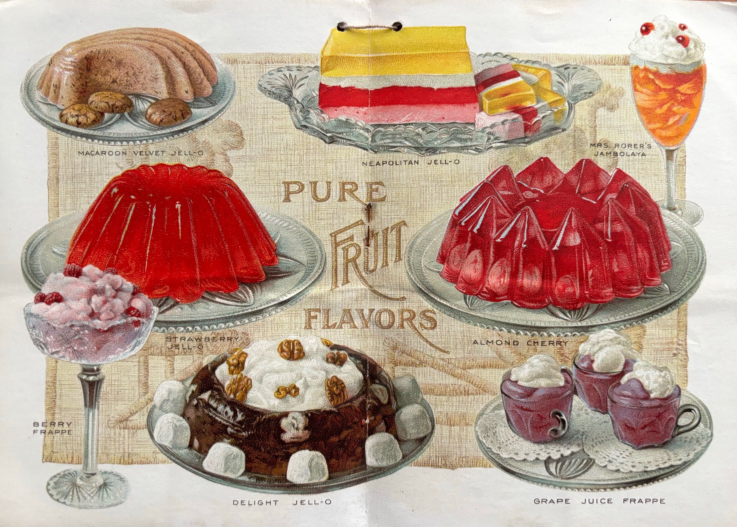 (Jell-O) Yes, Jell-O, please, all Seven Flavors
