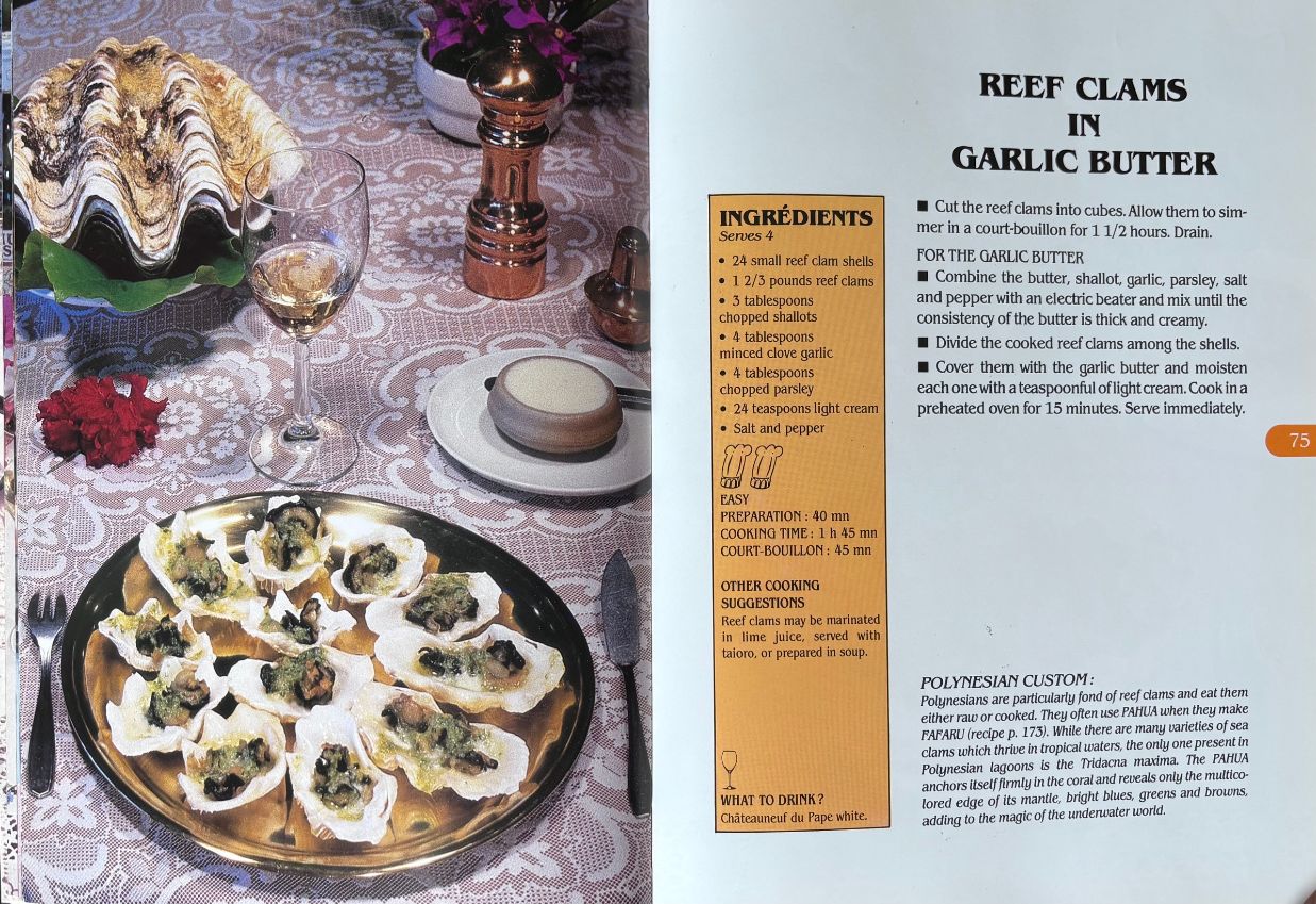(*NEW ARRIVAL*) (Oceania - Tahiti) Jean Galopin. Tahitian Island Cooking