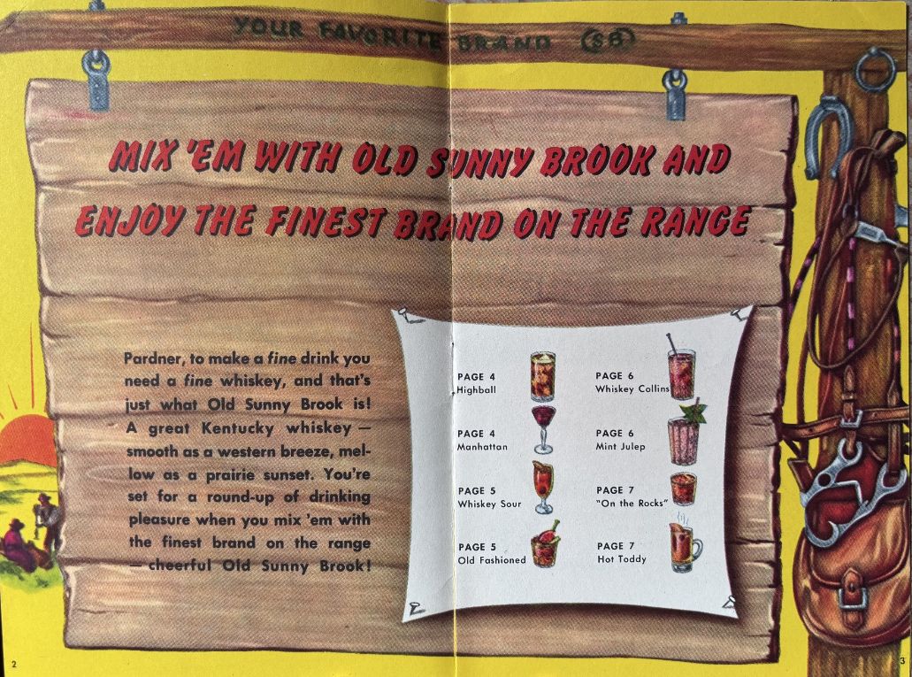 (Whiskey) Old Sunny Brook. Recipe Round-Up