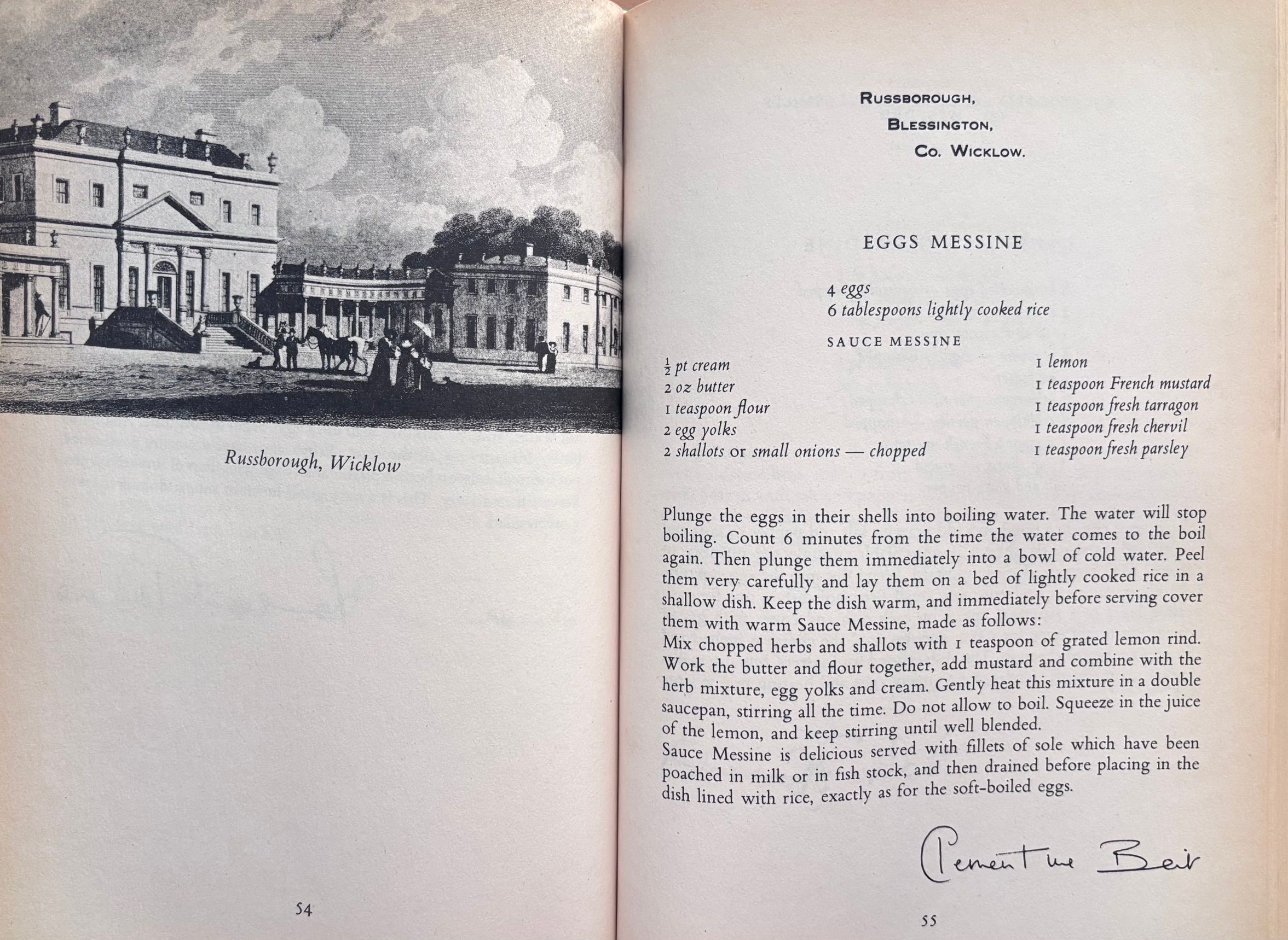 (*NEW ARRIVAL*) (Irish) Rosie Tinne. Irish Countryhouse Cooking