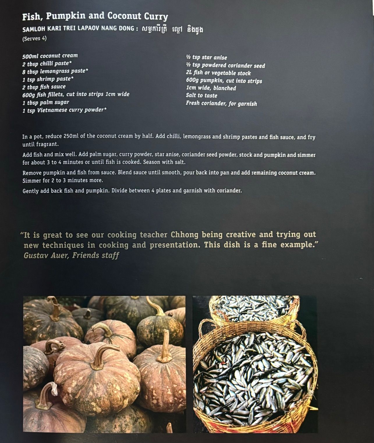 (Cambodian) From Spiders to Water Lilies: Creative Cambodian Cooking with Friends (Friends-International)