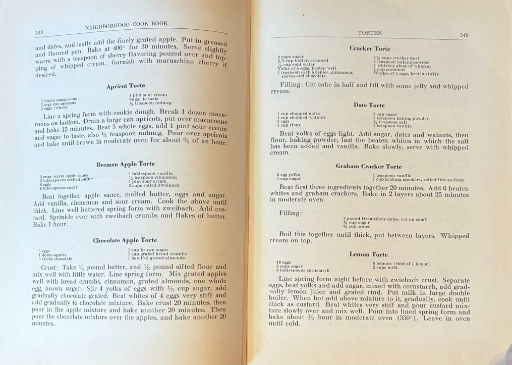 (Jewish) Goldsmith, Mrs. Louis, ed. & Portland Section, Council of Jewish Women. Third Edition of the Neighborhood Cook Book