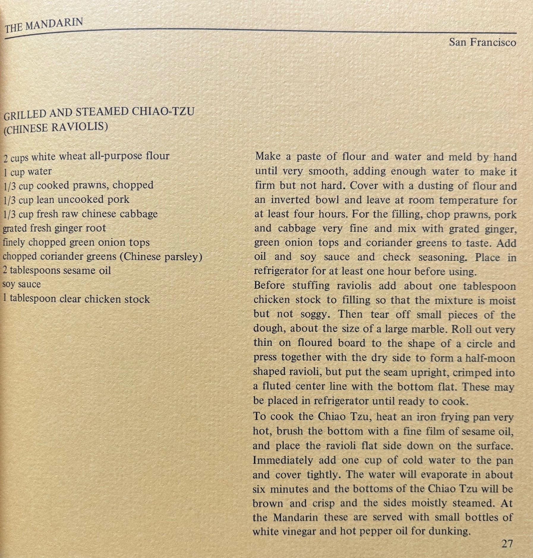 (*NEW ARRIVAL*) (California) Jacqueline Killeen, ed. 101 Secrets of Gourmet Chefs: Unusual Recipes from the State's Great Restaurants