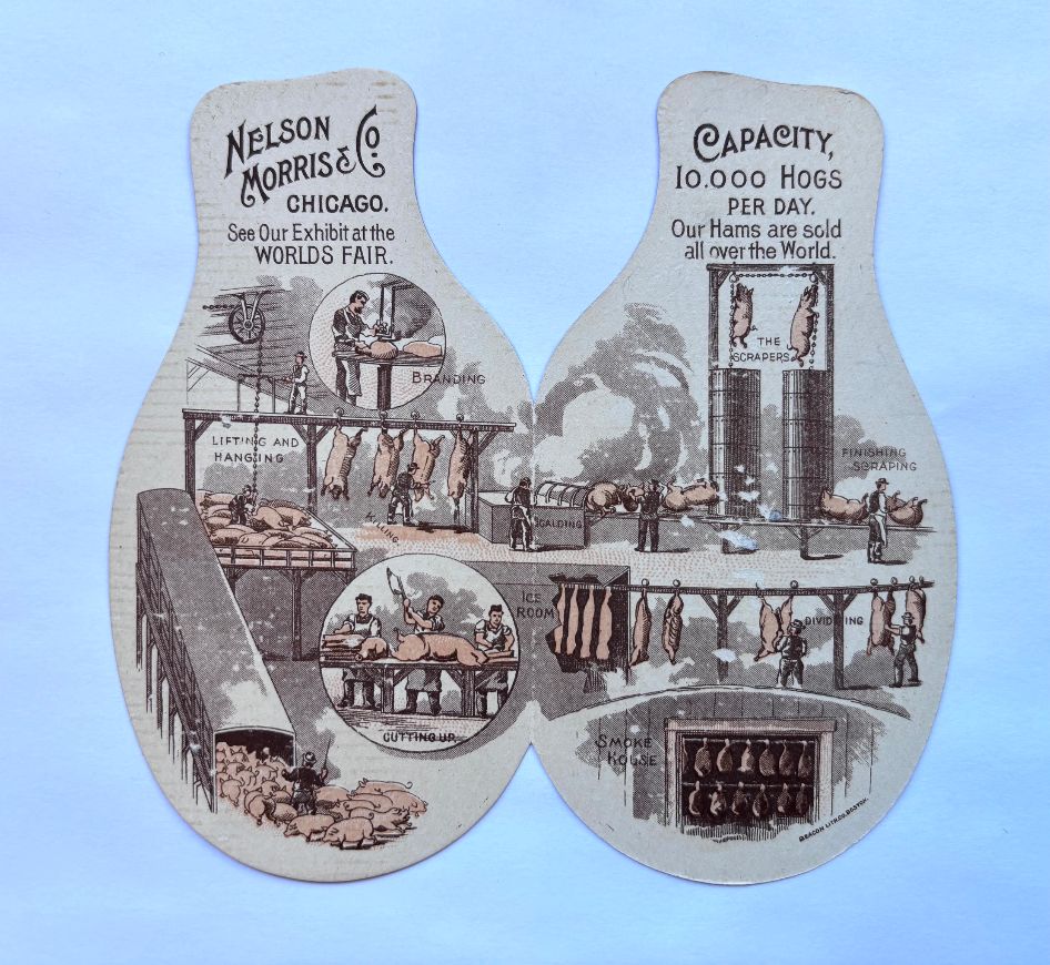 (*NEW ARRIVAL*) (Pork) Nelson Morris & Co. Trade Card