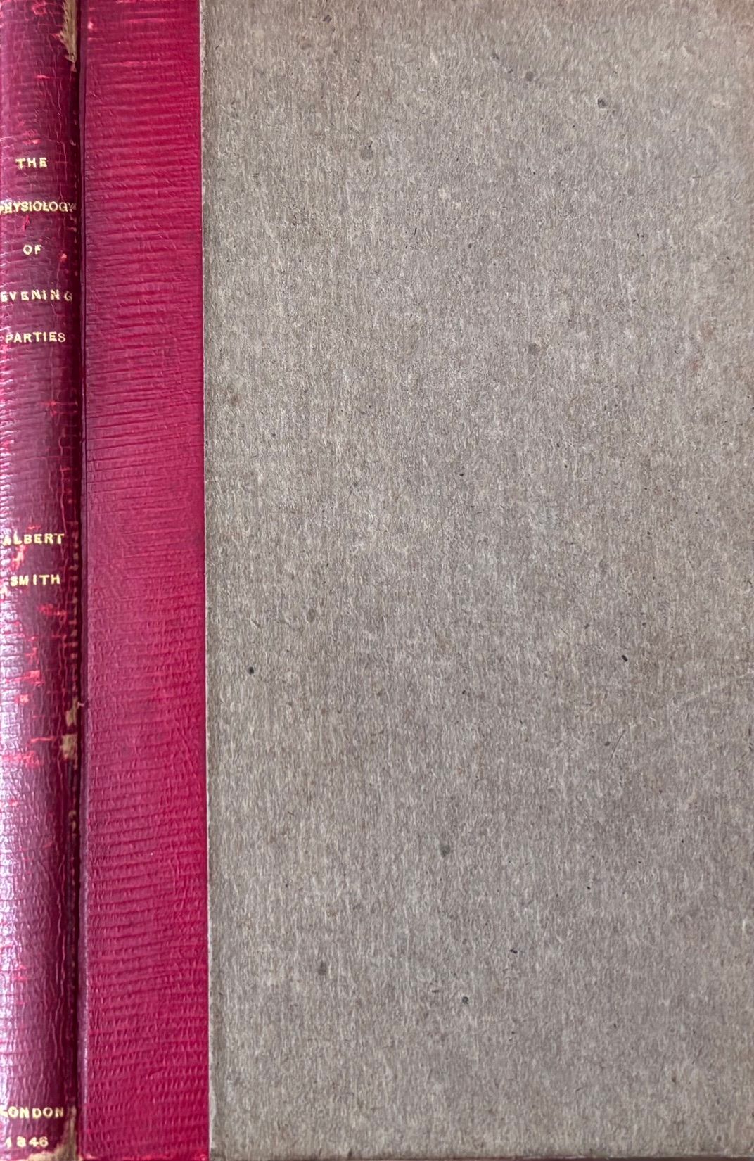 (*NEW ARRIVAL*) (Entertaining) Albert Smith. Physilogy of Evening Parties