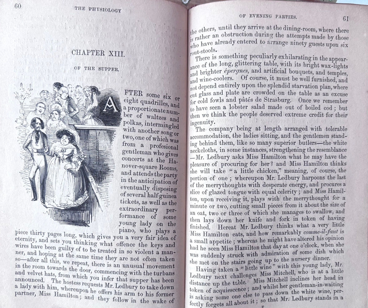 (*NEW ARRIVAL*) (Entertaining) Albert Smith. Physilogy of Evening Parties