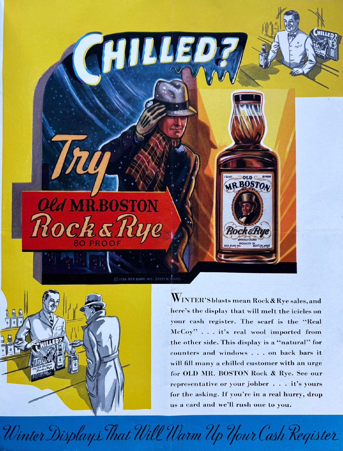 (*NEW ARRIVAL*) (Cocktails) Old Mr. Boston. NOW The Secret Can be Revealed