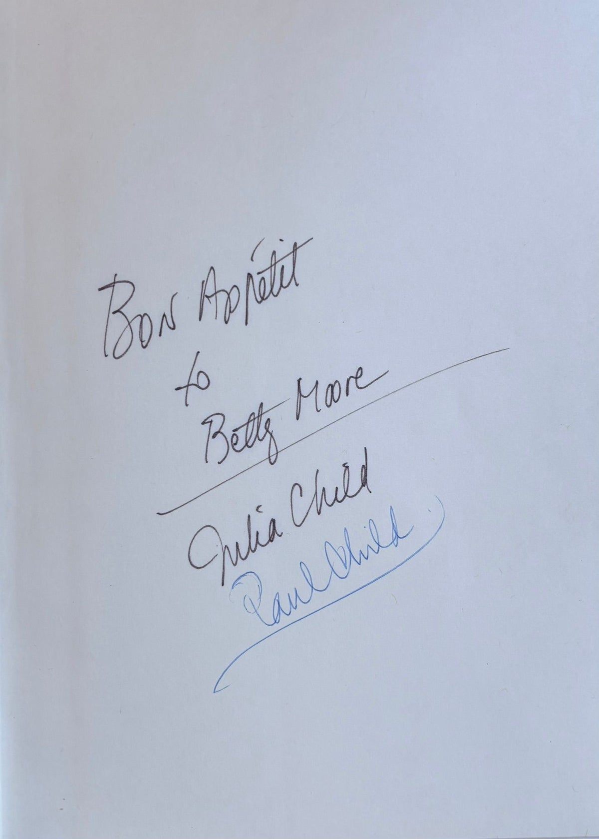 (*NEW ARRIVAL*) Julia Child. From Julia Child's Kitchen *Signed*