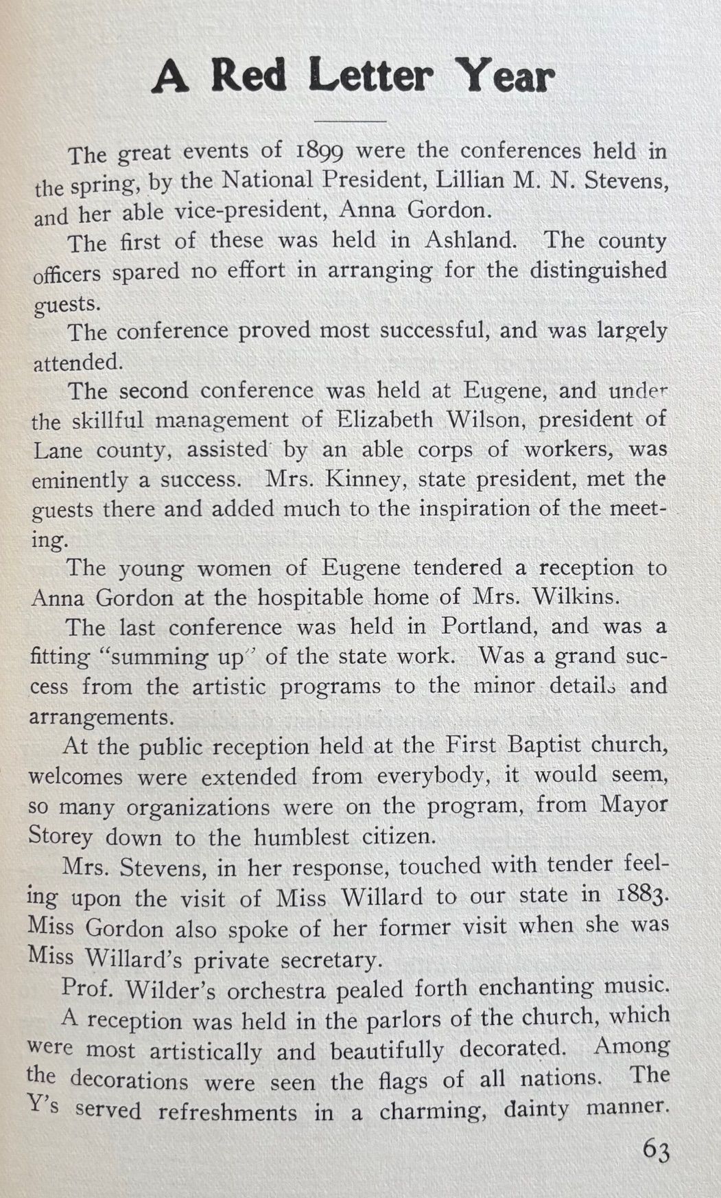 (Temperance) Lucia Faxon Additon. Twenty Eventful Years of the Oregon Woman's Christian Temperance Union 1880-1900: Statistical, Historical and Biographical Portraits of Prominent Pioneer Workers