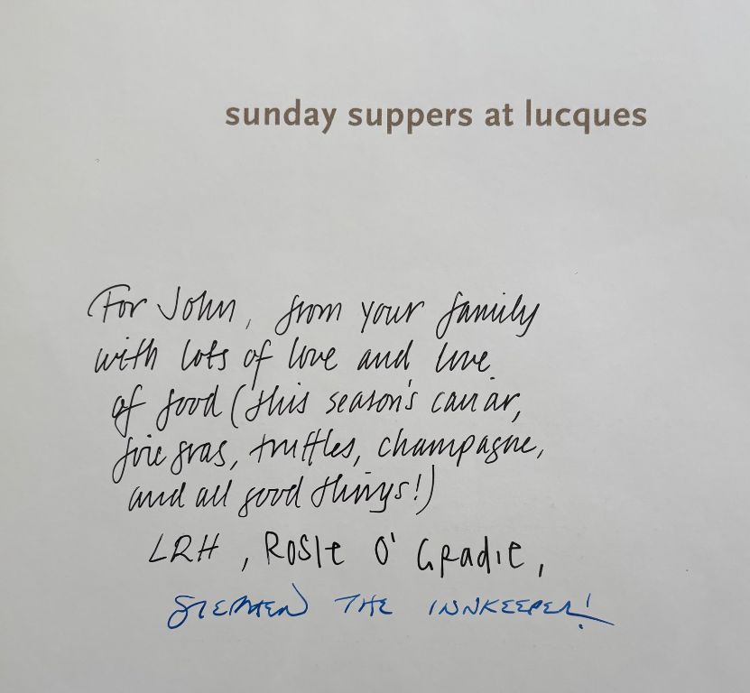 (*NEW ARRIVAL*) (Los Angeles) Suzanne Goin & Teri Gelber. Sunday Suppers at Lucques: Seasonal Recipes from Market to Table