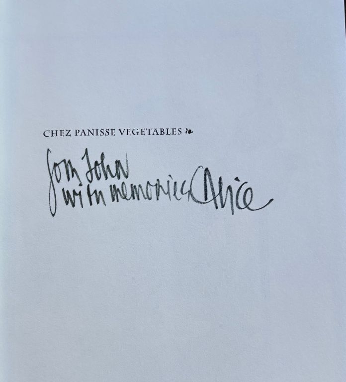 (*NEW ARRIVAL*) Alice Waters. Chez Panisse Vegetables *Signed*