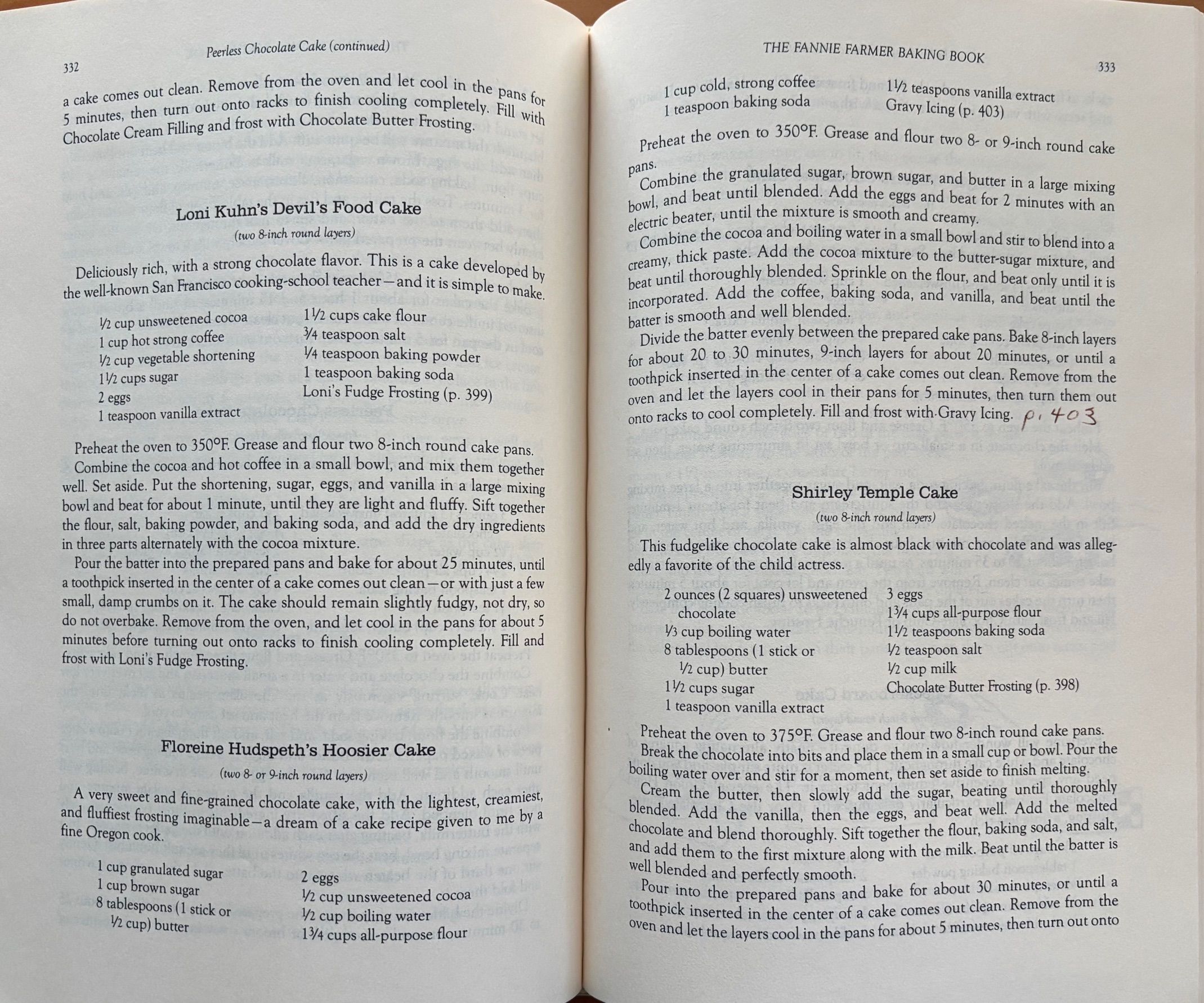 (Baking) Marion Cunningham. The Fannie Farmer Cookbook. *Signed*