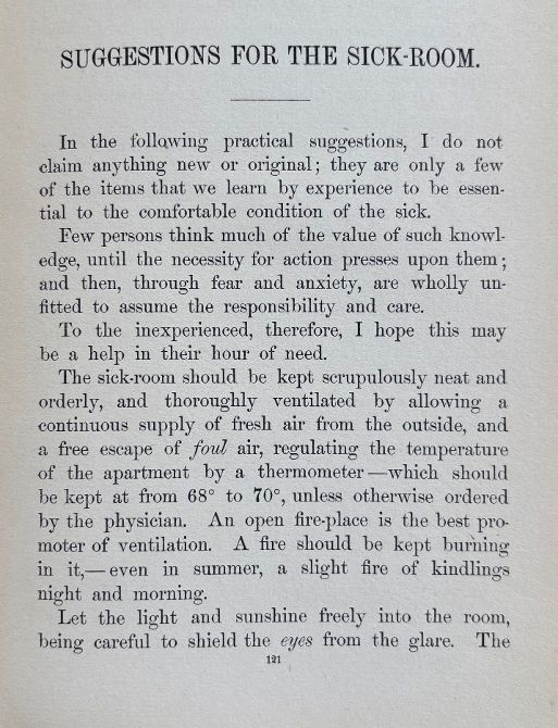 (*NEW ARRIVAL*) (Invalid) Eliza A. Pitkin & Mrs. Julia a. Pye. Invalid Cookery: A Manual of Recipes for the Preparation of Food for the Sick and Convalescent.