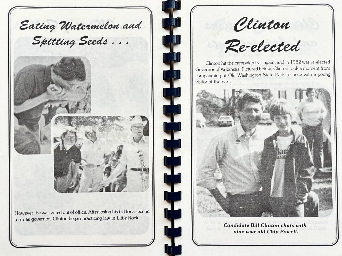 (Presidents) Wanda Powell, ed. Recipes from Hope, Arkansas, Birthplace of Bill Clonton