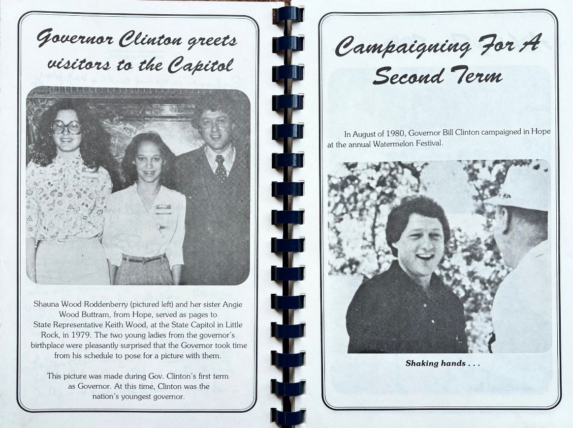 (Presidents) Wanda Powell, ed. Recipes from Hope, Arkansas, Birthplace of Bill Clonton