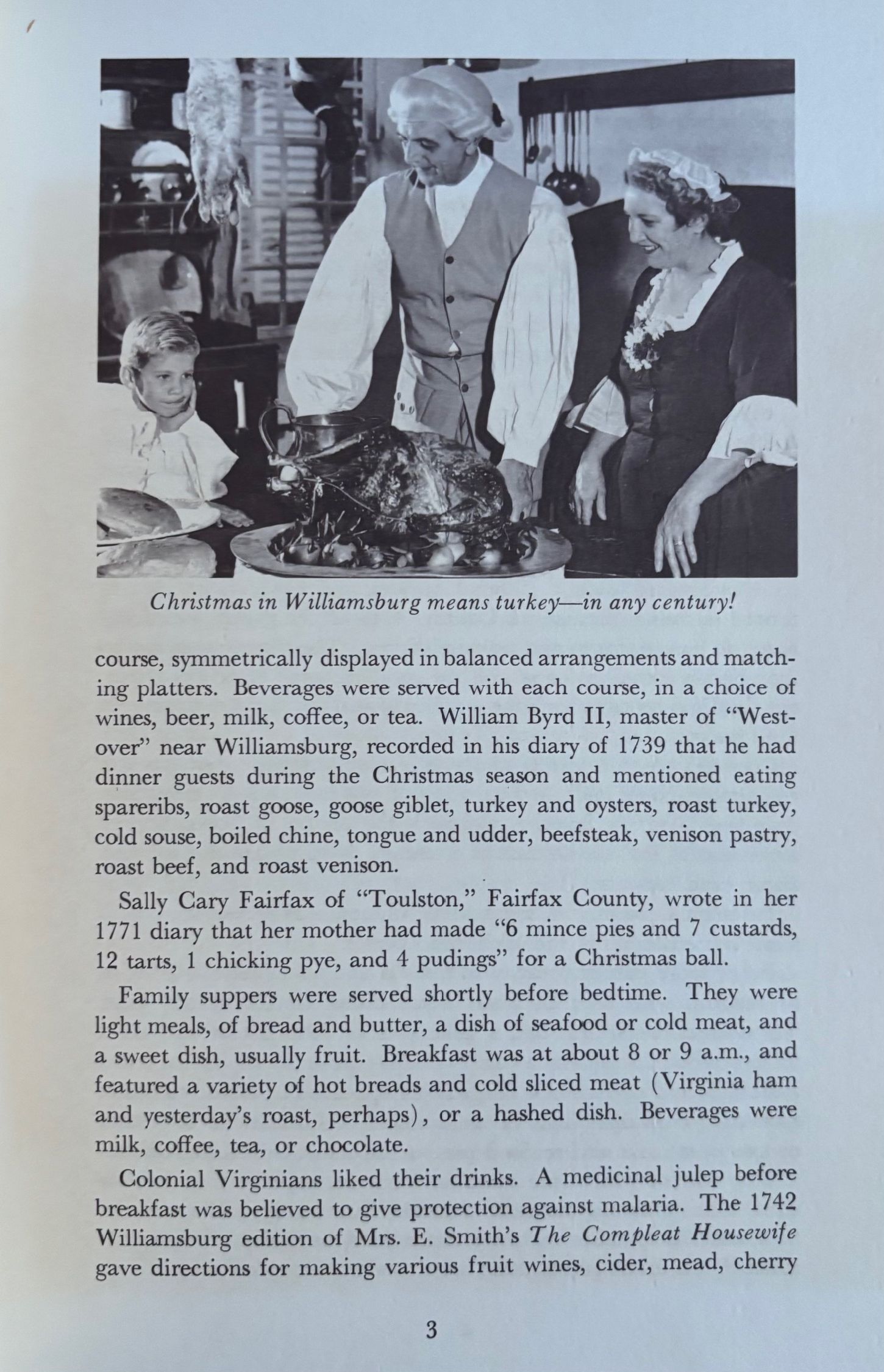 (Virginia) Tina C. Jeffrey. Williamsburg Christmas Cookery