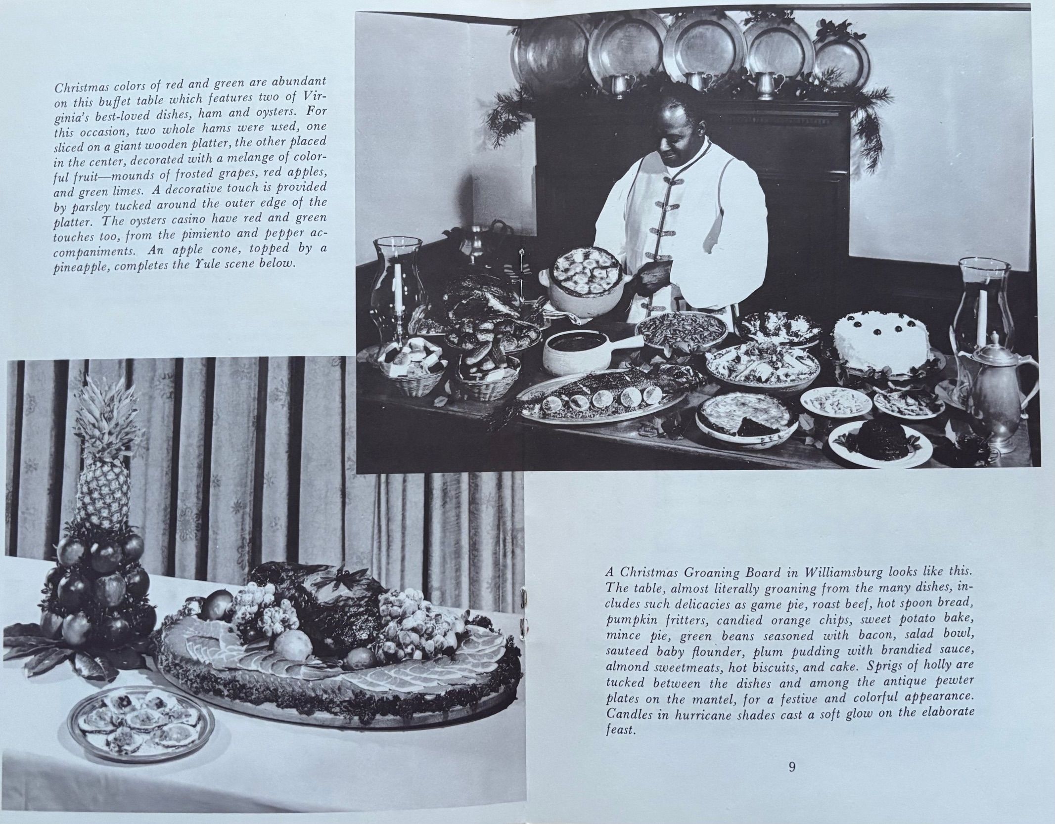 (Virginia) Tina C. Jeffrey. Williamsburg Christmas Cookery