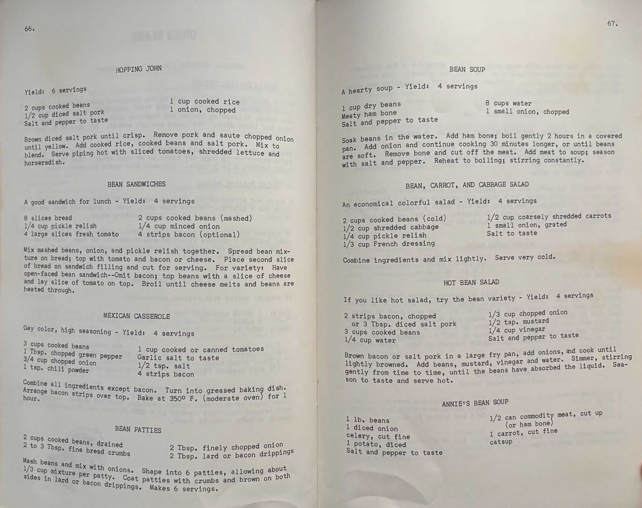 (Native American) Cooking Capers: Surplus Foods Cook Book