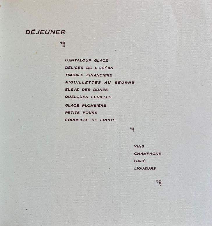 (*NEW ARRIVAL*) Dejuner - Diner