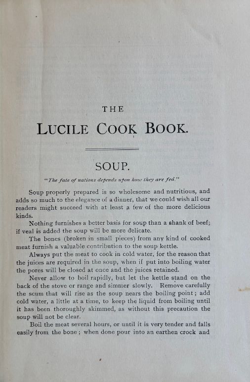 (Connecticut) A.G. Morehouse, ed. The Lucile Cook Book