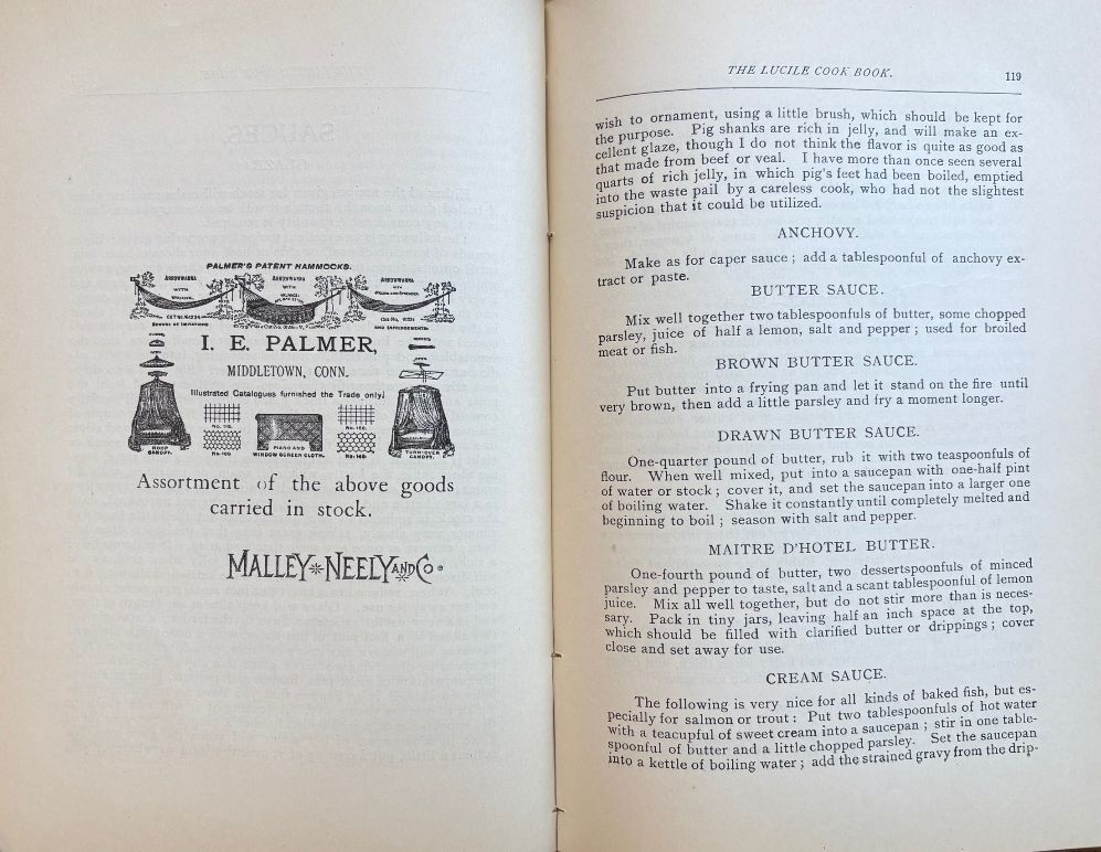 (Connecticut) A.G. Morehouse, ed. The Lucile Cook Book