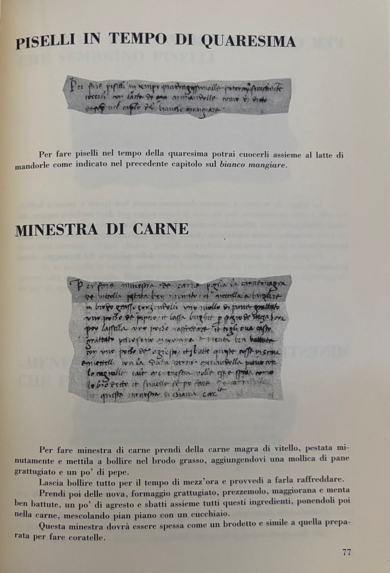 (Italian - Trentino) Aldo Bertoluzza. De Coquina: Libro di Cucina del Maestro Martino de Rossi