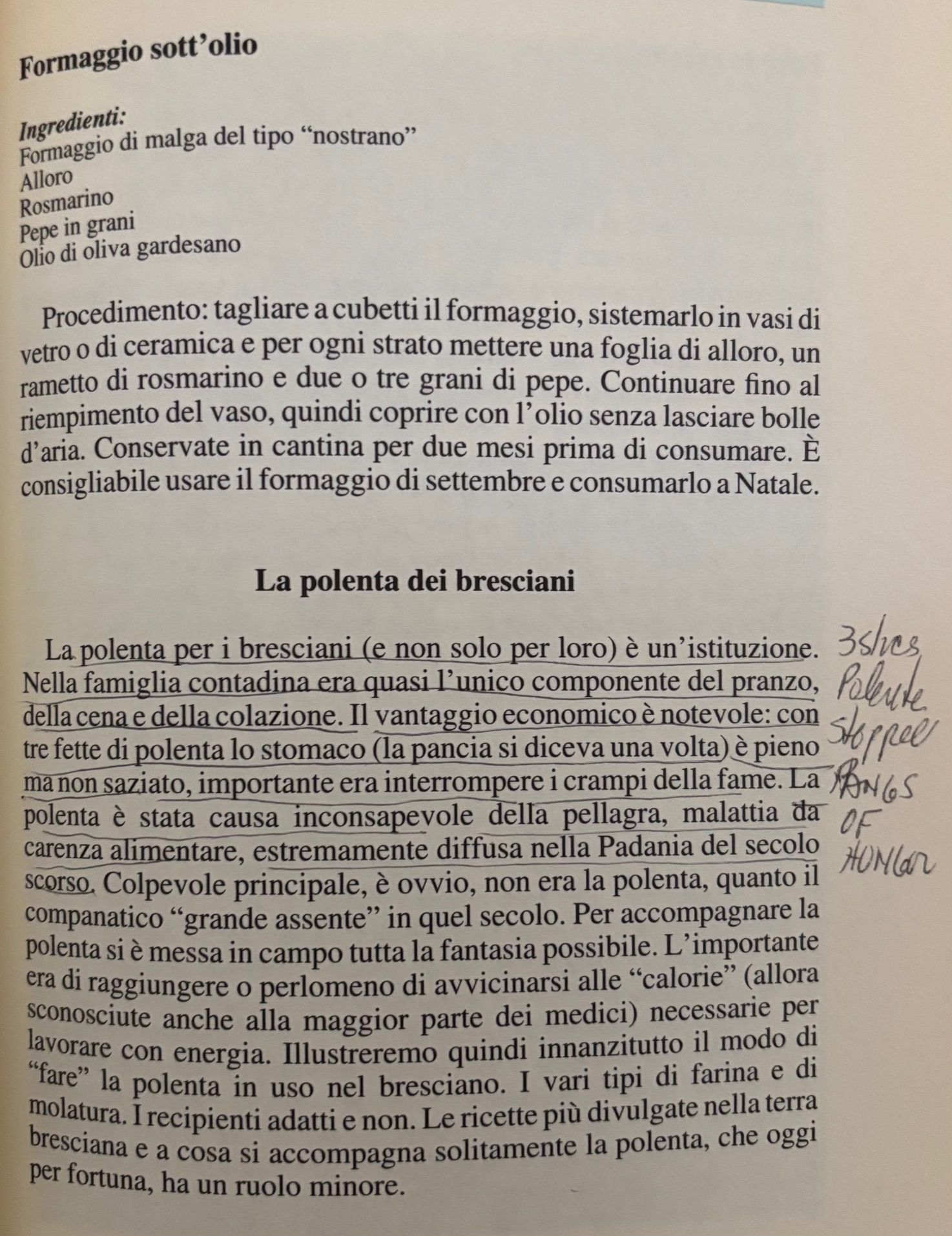 (Italian - Lombardy) Marino Marini. La Cucina Bresciana