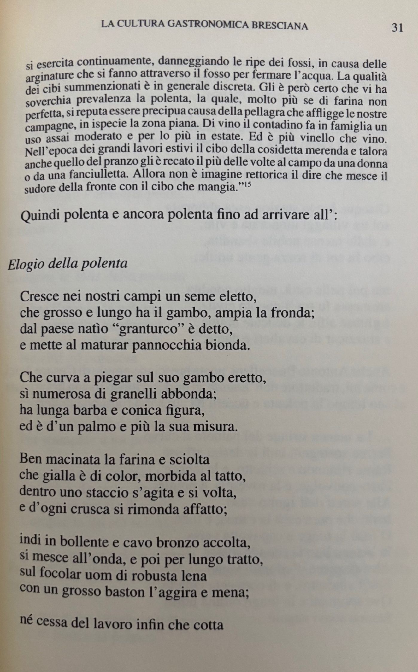(Italian - Lombardy) Marino Marini. La Cucina Bresciana