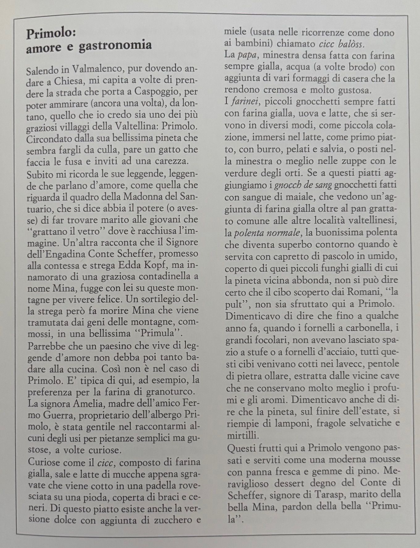 (Italian - Lombardy) Renato Sozzani. Tavola Imbandita in Valtellina