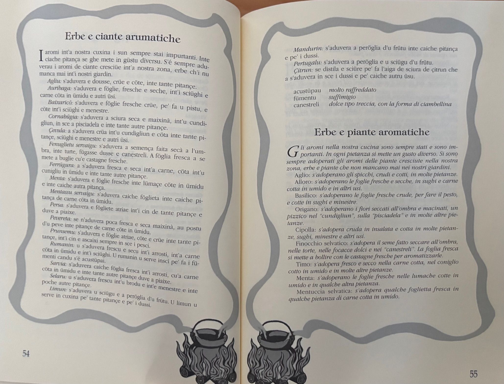 (Italian - Liguria) Pierna Gianna Paigentini. Audu de Fogura: 165 Ricette Gastronomiche Locali in Dialetto Ventimigliese